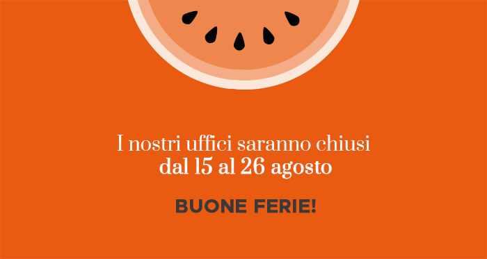 Una pausa per rinfrescarci le idee: torniamo il 29/8/2022!